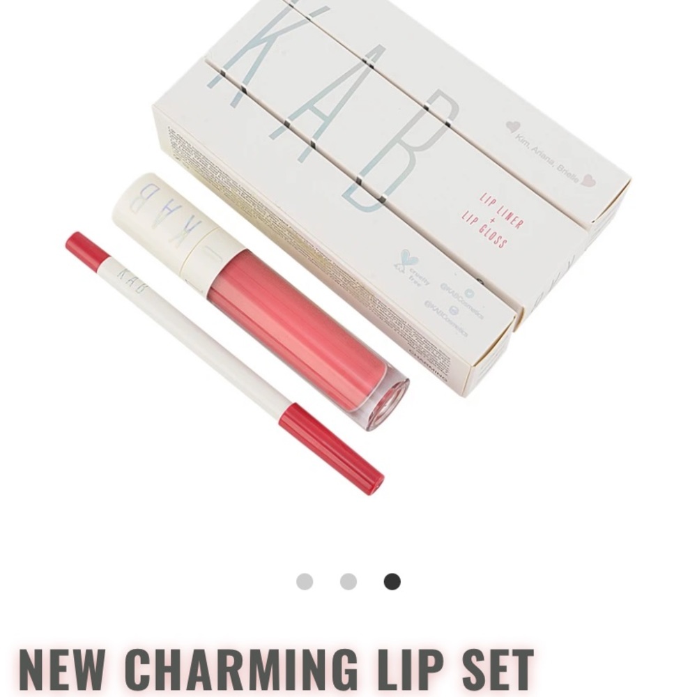 Lip liner and lip gloss duo